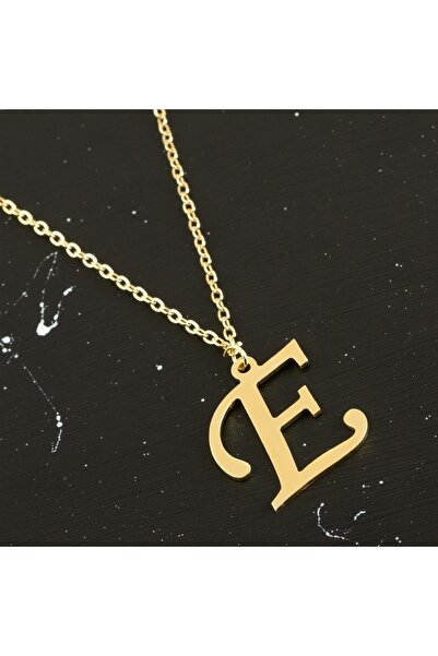 ZERO LAND قلادة من الذهب الخالص (154805) بحرف E