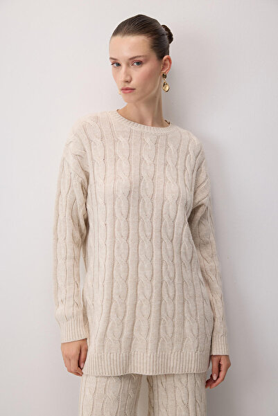 Touché Privé Burgu Desen Tri̇ko Takim