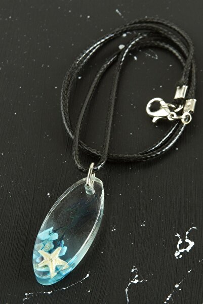 ZERO LAND قلادة LVSQVR إيبوكسي (155005) - أزرق