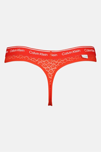 Calvin Klein Women Brand Logo Panties, Red