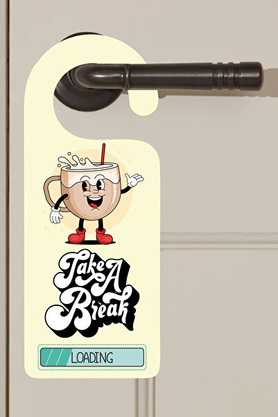 cici magnet www.cicimagnet.com Take a Break Coffee Time Please Wait Door Hand...