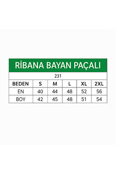 belpa Ceylanoğlu Ribana Paçalı Σετ 6 τεμαχίων 100% βαμβάκι