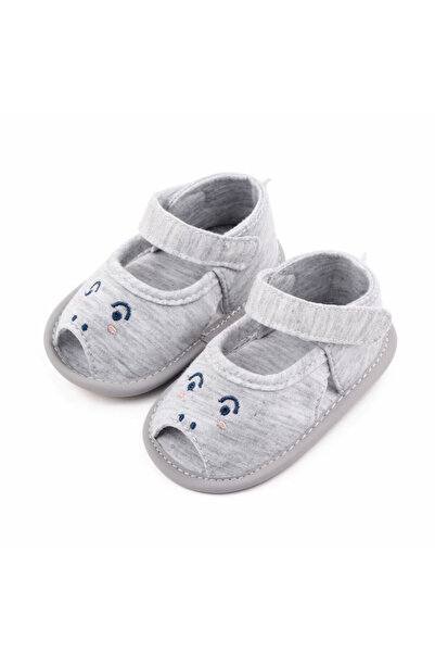 BebeNou Сиви Сандали за момчета - с животински принт MBd2663-1-p23(c5)