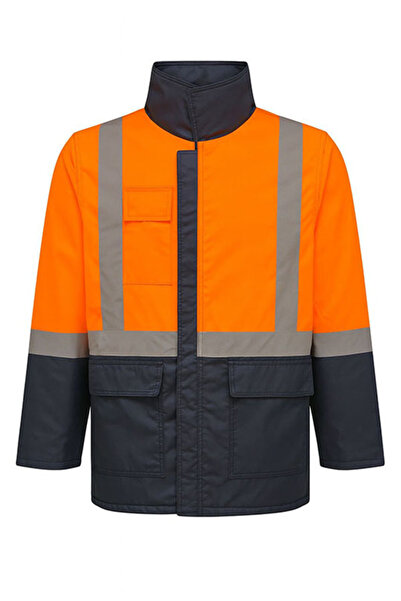 Çamdalı İş Elbiseleri Bondit Robalı Quilted Work Jacket K Hooded 3 Pockets