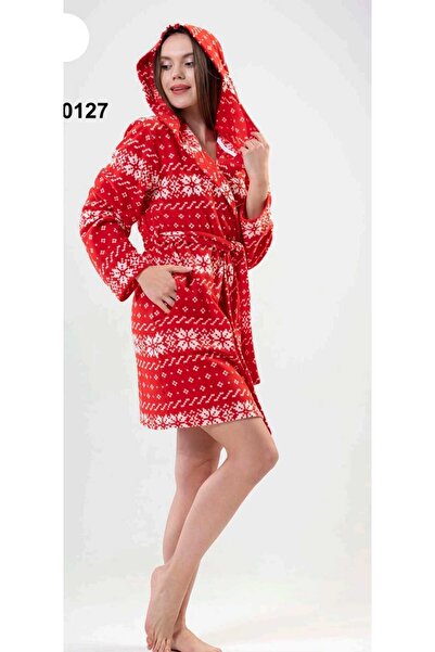 Pimody Жіночий халат з капюшоном Polar