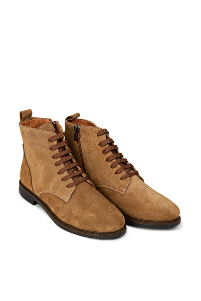 Deery Women's Genuine Suede Tan Color Boots