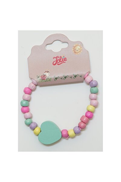 OEM Rainbow Bracelet for Kids, Elastic, Wooden, Model 3