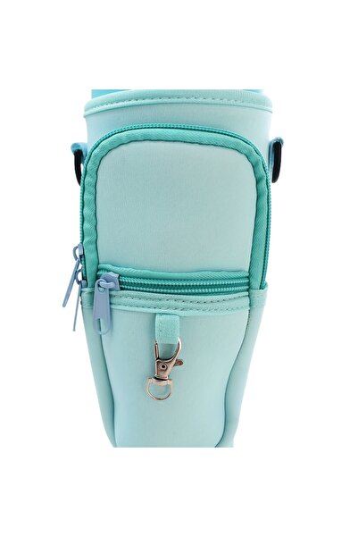 Store Quencher Pipetli 1.18 Lt Termos Kılıfı Omuz Askılı Termos Çanta Fermuarlı Cepli Kılıf Çanta