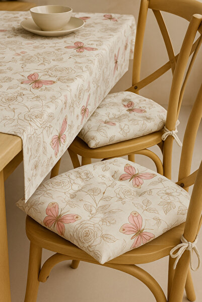 SHome Set de bucătărie premium – 1 față de masă 140x180 cm + 4 perne umplute ...