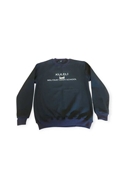 kho military design سويت شيرت باللون الأزرق الداكن 3 إنير للجنسين (مقاس L-XL)