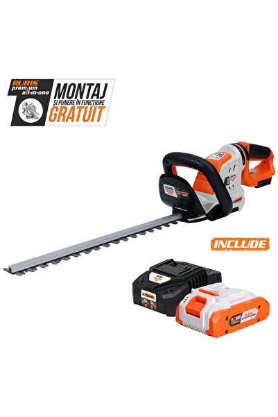 RURIS 4024e Power Alfa UP - Mașină de tuns gard viu cu baterie (baterie și în...