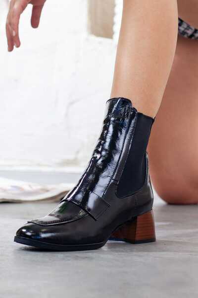 Adım Adım Mammamia Genuine Leather Heeled Boots