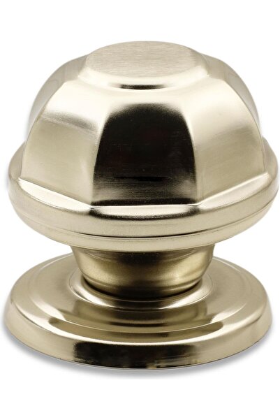 Selim Yapı Sekizgen Parlak Krom Kapı Tokmağı Topuzu Kolu Metal Tokmak