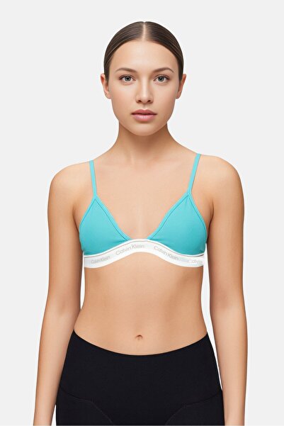 Calvin Klein Women Brand Logo Non Padded Bralette, Mint Green