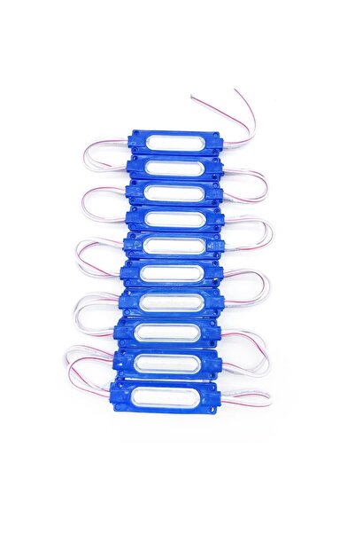 burul 2w Cob Mavi Reklamcı Modül Led Parmak Led Lamba 12 Volt 20 Adet
