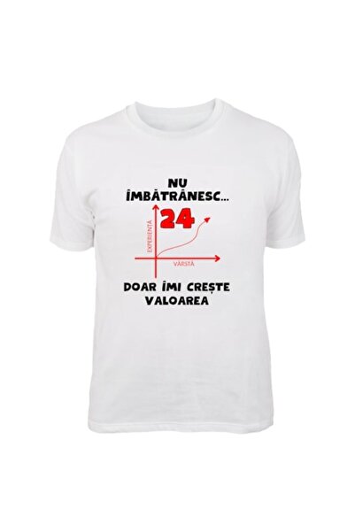 T&M Personalizare Tricou personalizat - „Nu îmbătrânesc, 24 de ani, doar îmi ...