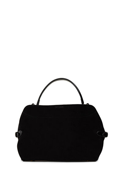 Deery Genuine Suede Black Women's Handbag