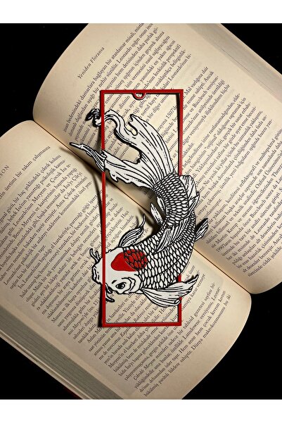 KAAZ DESIGN Tancho Koi Balığı Kitap Ayracı 3D Baskı