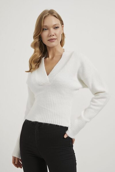 Arma Life Armalife 5080 Deep V-Neck Premium Women's Sweater