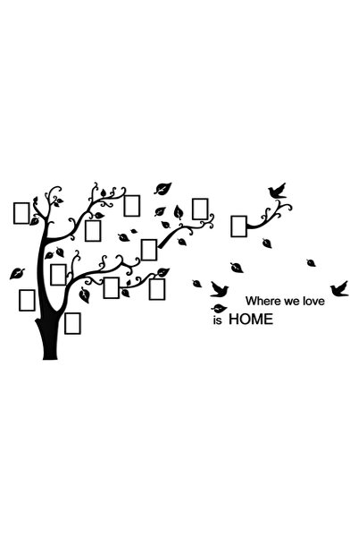 LAZORİAE Wooden Wall Painting: Family Tree Photo Album