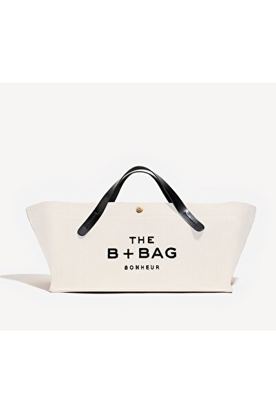 Bonheur N°2 Baguette Kanvas Çanta- Coconut Milk