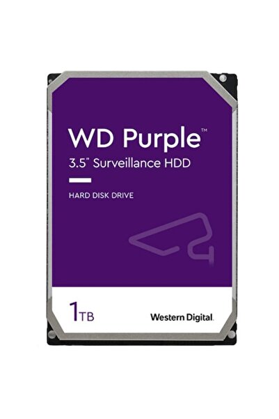 WESTERN DIGITAL Hard disk de supraveghere violet de 1 TB (3,5 inci)