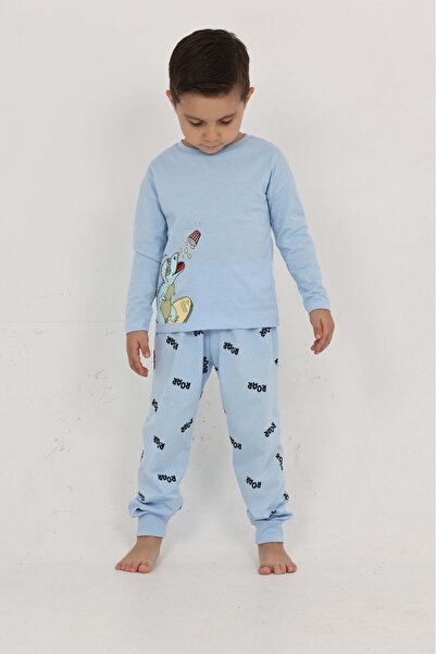 Toontoy Boy's Roar Printed Pajama Set