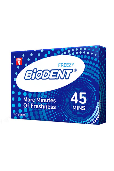 Biodent مشروب النعناع المنعش ٤٥ دقيقة، ١٢ قطعة