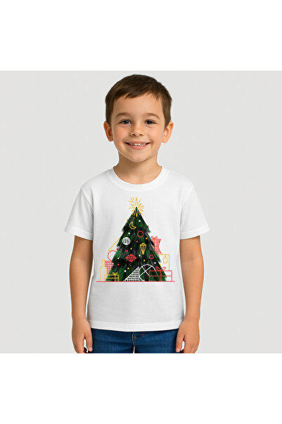 OEM Tricou Copii Baieti Christmas Tree Green 100%Bumbac