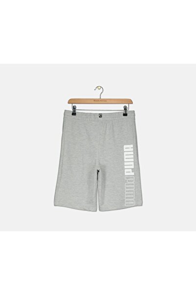 Puma Boys 2 Pocket Drawstring Shorts, Grey