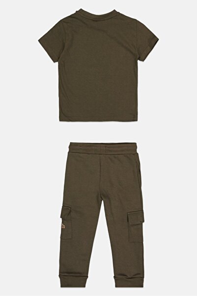 BENCH Toddlers Boy 4 Pieces Graphic Print Top And Bottom Set, Multicolor