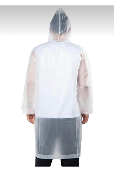 DEV 3 ADAM Unisex Women-Men Waterproof Windproof Raincoat with Snap Fasteners Hooded