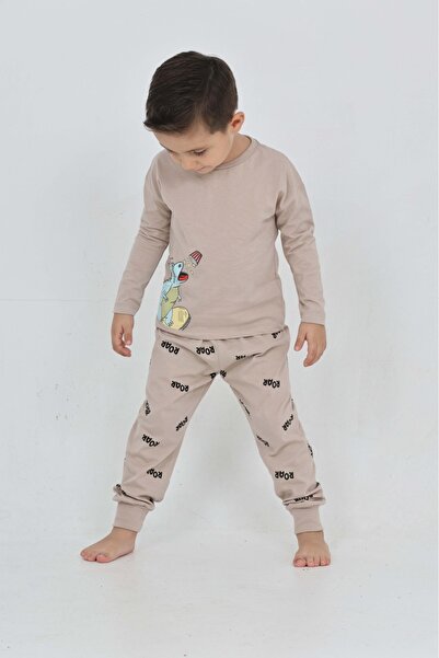 Toontoy Boy's Roar Printed Pajama Set