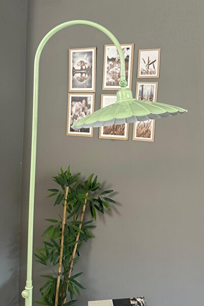 Bamyum Risso Lambader Mint Gövde Modern Dekoratif Metal Oturma Odası Çalışma Odası