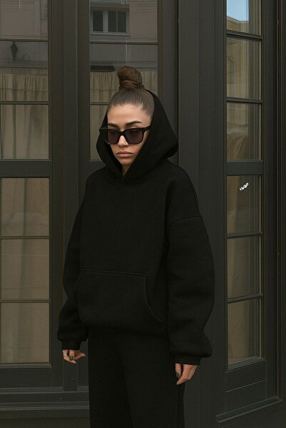 BENROMA سترة بغطاء للرأس للجنسين