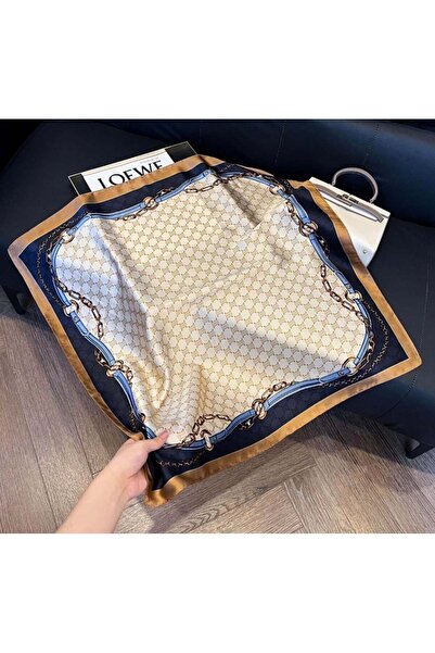 CHARMLUCKY DESENLİ FULAR 90X90