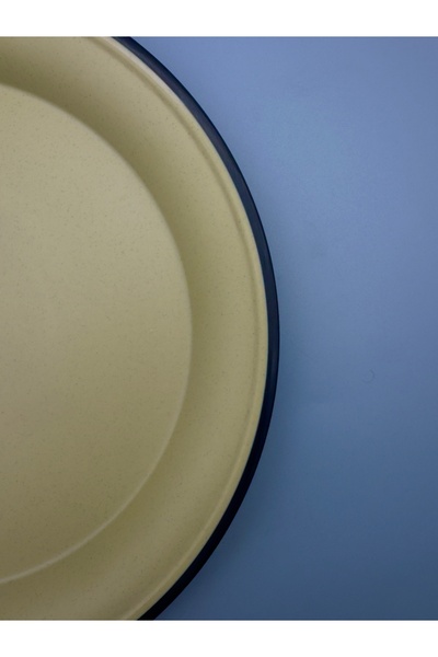 LANDREEN Luxury melamine rice serving plate, resistant to breakage and cracking, microwave and dishwasher safe. Plate size: 35 cm.