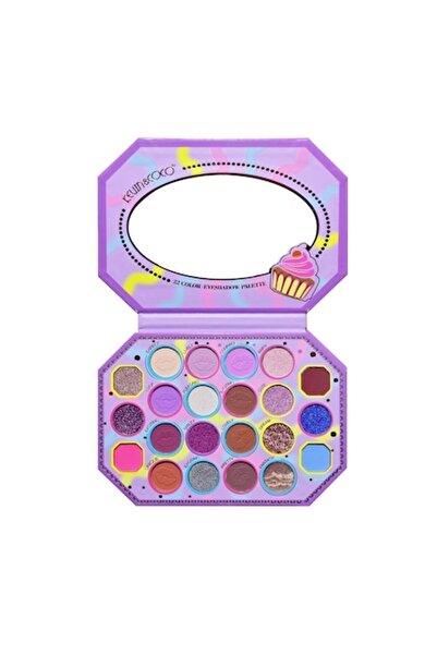 kevin coco Makeup Palette, KEVIN & COCO, Violet Ice Cream, Eyeshadow, 22 colo...