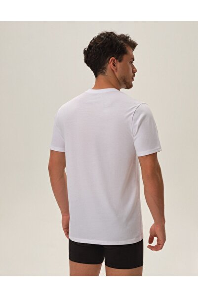 Henderson Men's Classic T-Shirt 2-Pack Set V-Neck 100% Cotton Basic Undershirt Breathable | Aspire