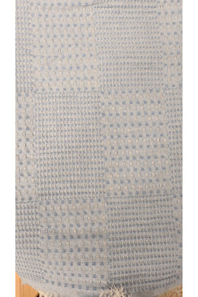 Sevinç Ev Tekstili Sevinç Luxury Cotton Sofa-Bed Cover Gray Color