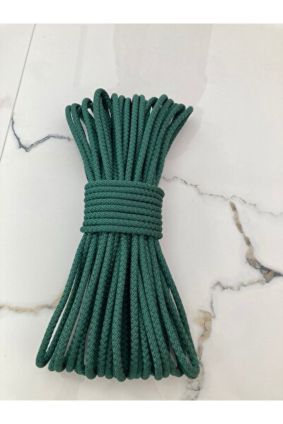 Rengarenkelemekleri Polyester Macrame Rope (10 Meters) Filled Swing Supla Basket Rope