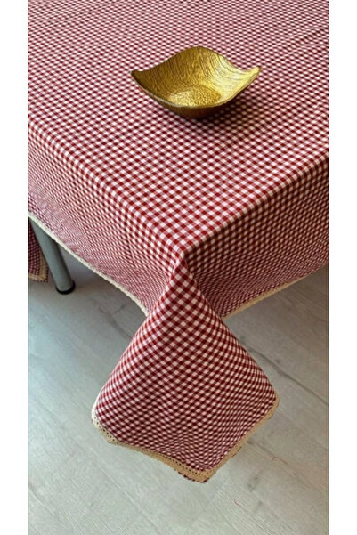 Sevinç Ev Tekstili Sevinç Checkered Tablecloth 170 X 170 cm