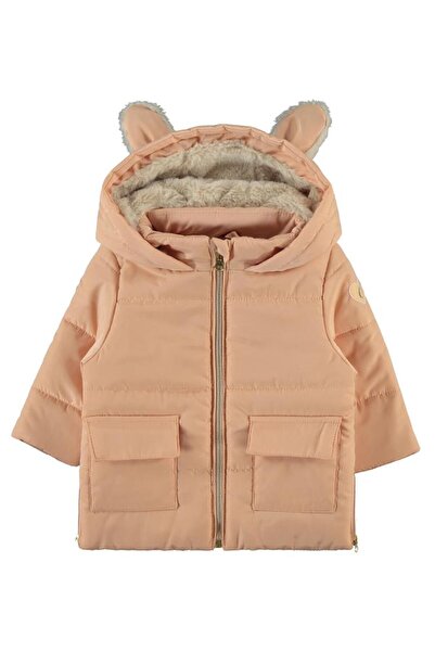 Civil Baby Plush Eared Coat for 6-18 Months - Powder 12-18 Months