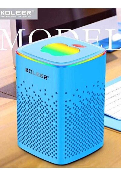 KOLEER S818 Portable Bluetooth Speaker with RGB Lighting and Long Battery Life