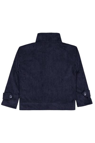 Pierre Cardin Dik Yaka 6-9 Yaş Mont - Mavi 7-8 Yaş