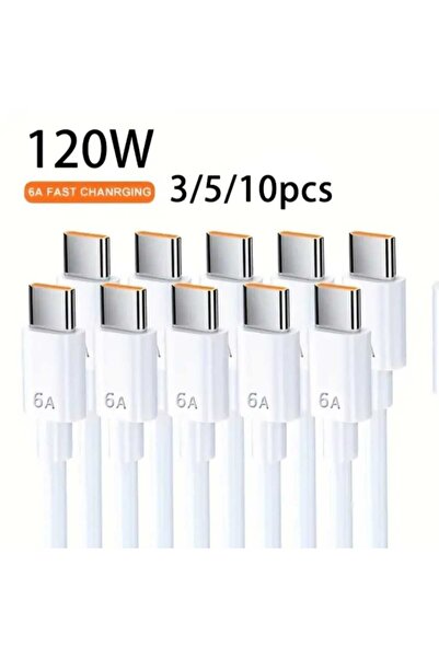 HUXBEE 120W Type C usp C 100cm şarj kablosu ( data veri şarj aktarimi )