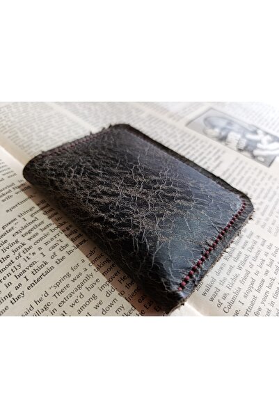 Mahfuz Genuine Leather Top Quality Fully Handmade Minimalist Wallet 15.5X10.5 cm Sda7