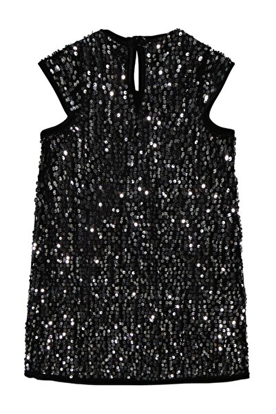 Civil Girls Pullu 2-5 Yaş Elbise - Siyah 5-6 Yaş