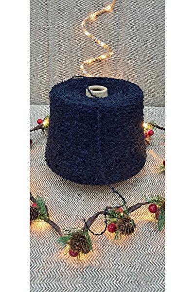 cashmere&wool Örgü ipi 3nm buklet örgü ipi 1kg bobin lacivert