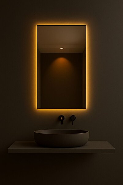 eagle mirror "Endless3" Dokunmatik Sensörlü Dikey Dekoratif Banyo Aynası "TRA...